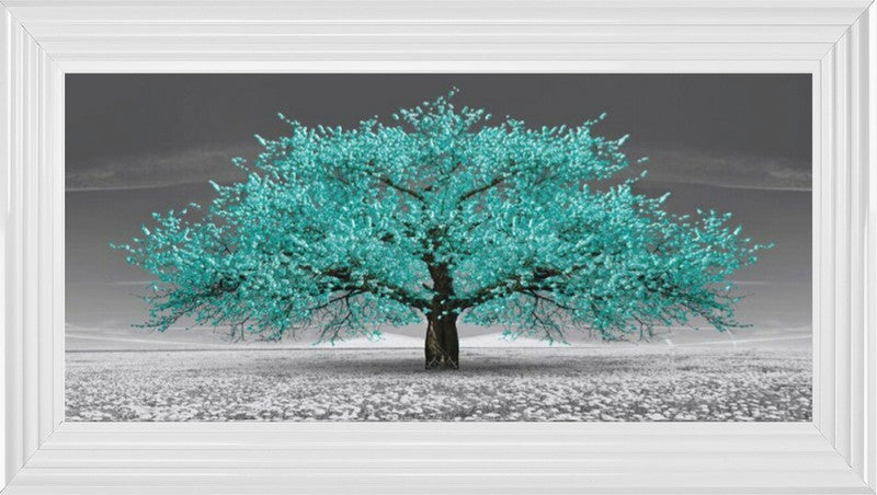 Teal Cherry Blossom Tree