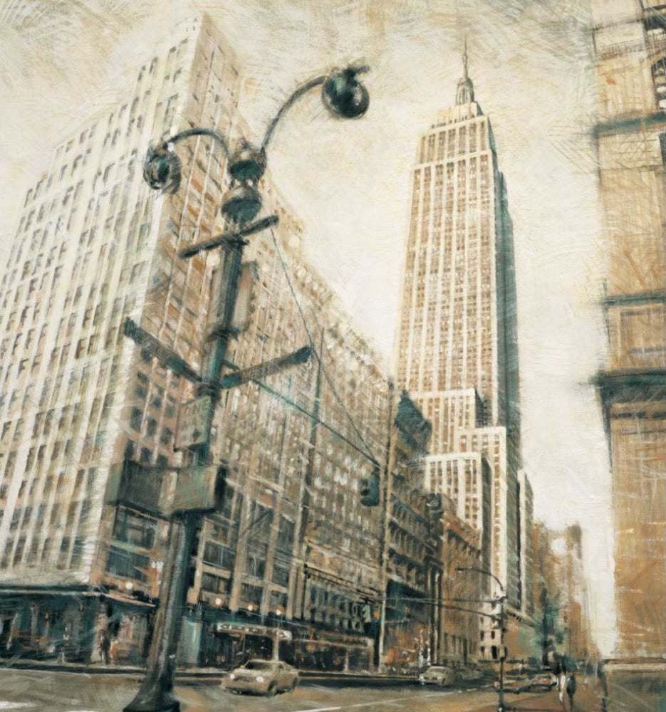 Empire State Building from Madison Avenue by Matthew Daniels