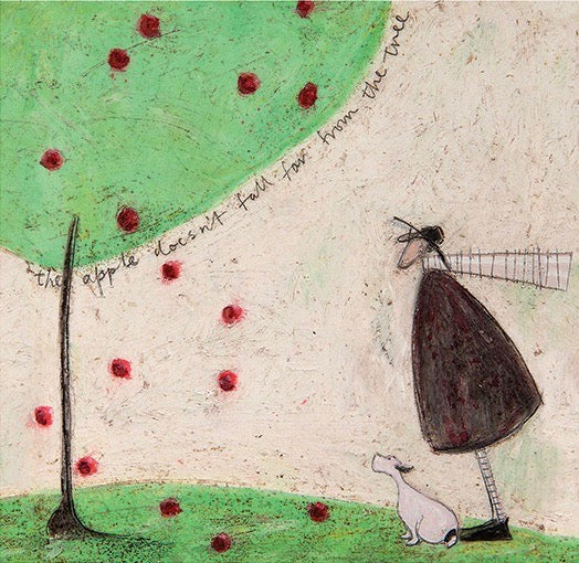 The Apple Doesn't Fall Far From the Tree by Sam Toft