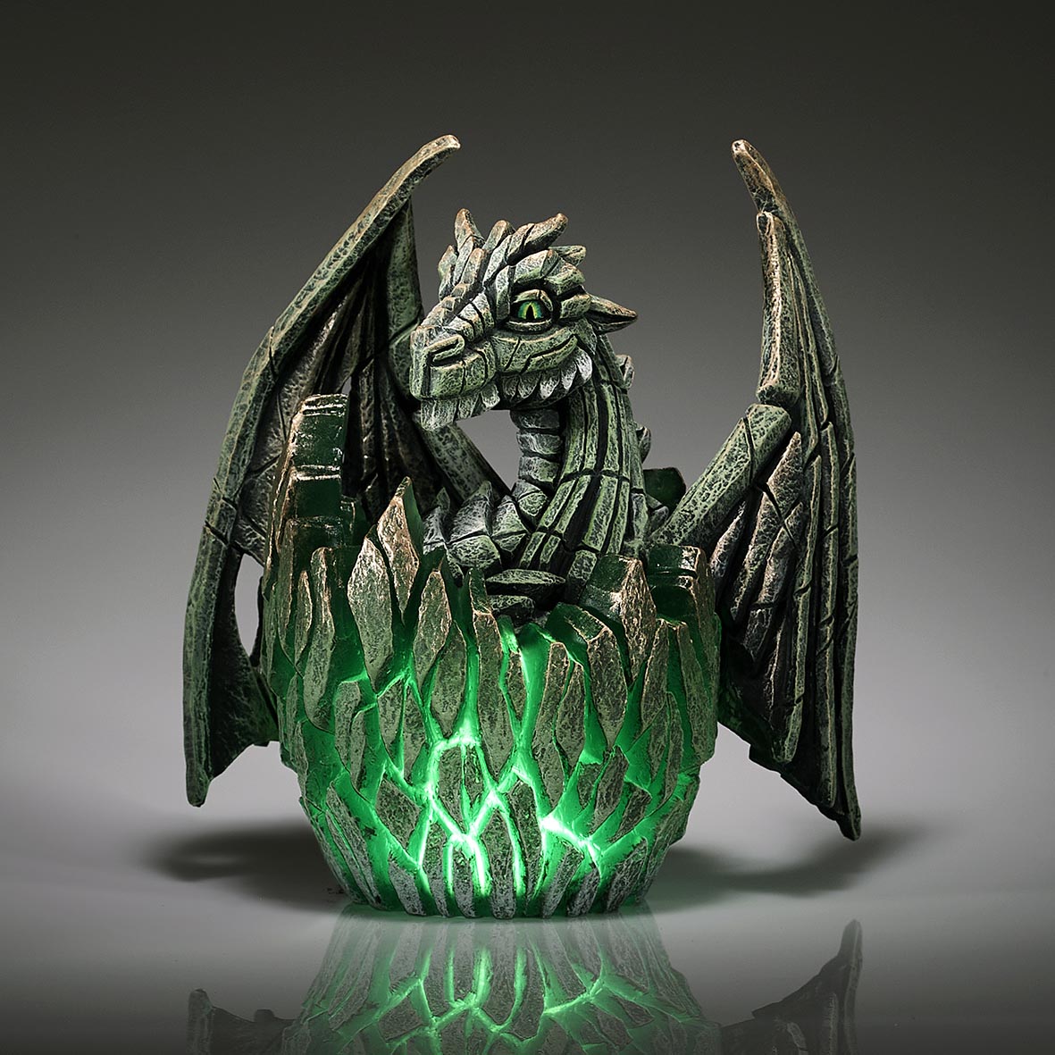 Dragon Egg Illumination Green - Edge Sculpture