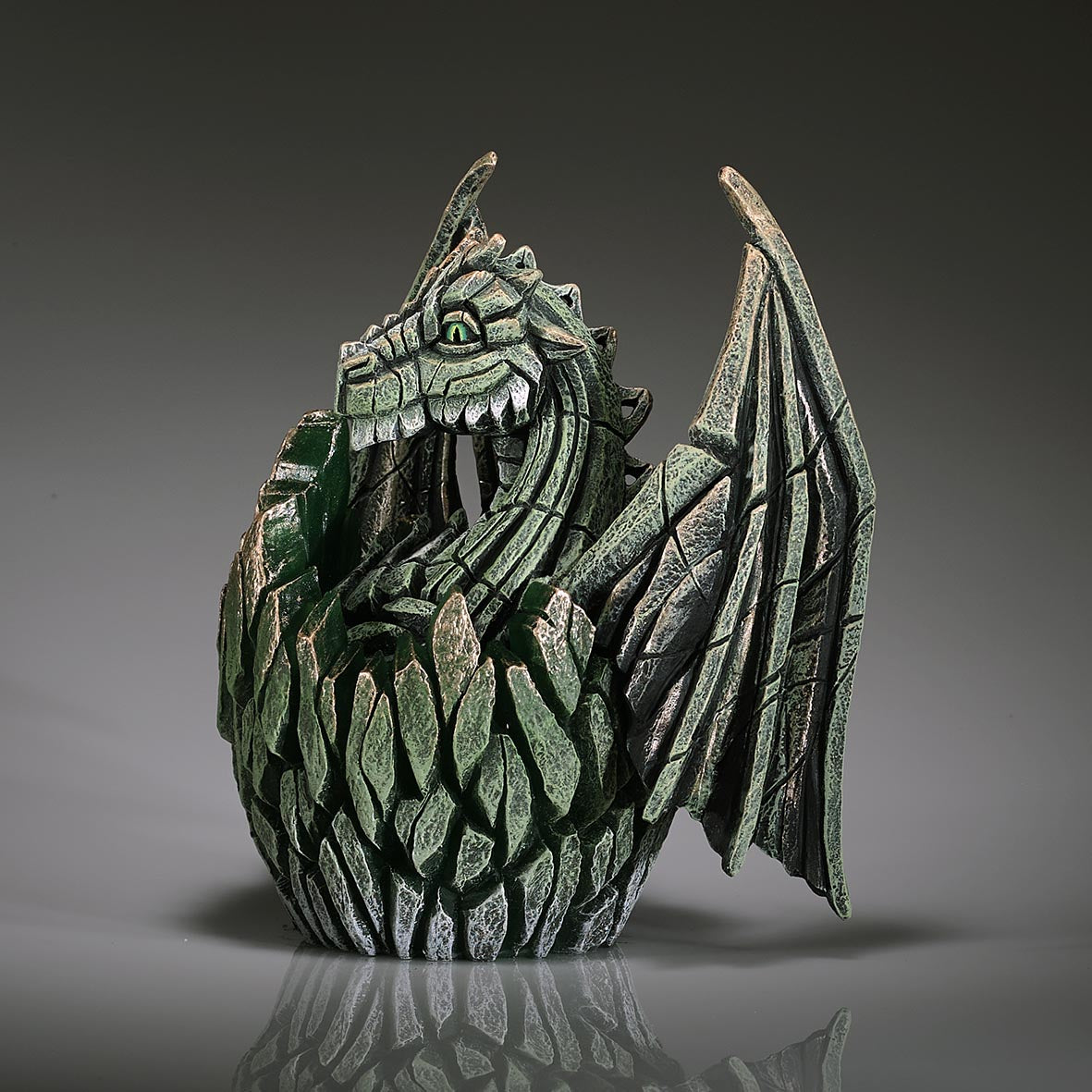 Dragon Egg Illumination Green - Edge Sculpture
