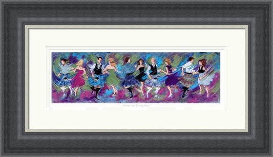 Sporrans and Dancing Shoes Ceilidh Dancing Art Print by Janet McCrorie