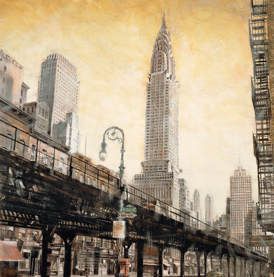 Chrysler Building from The L by Matthew Daniels