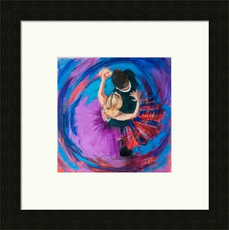 Above the Dance Ceilidh Dancers by Janet McCrorie - Petite