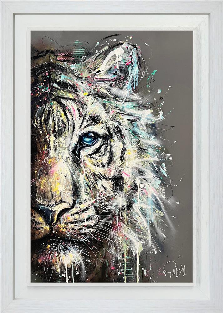 Apollo Lion Signed Limited Edition Framed Art Canvas  by Joe Galindo