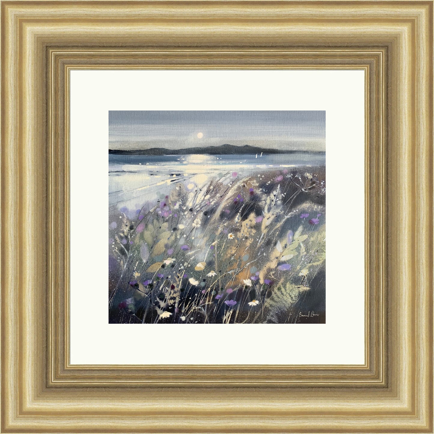 Summer Fields and Arran by Emma S Davis