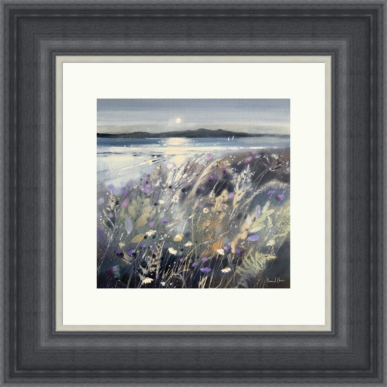 Summer Fields and Arran by Emma S Davis