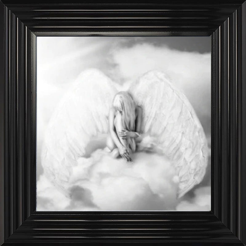 Angels Embrace - Black and White