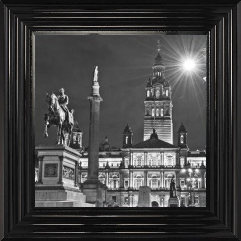 George Square, Glasgow - Black and White