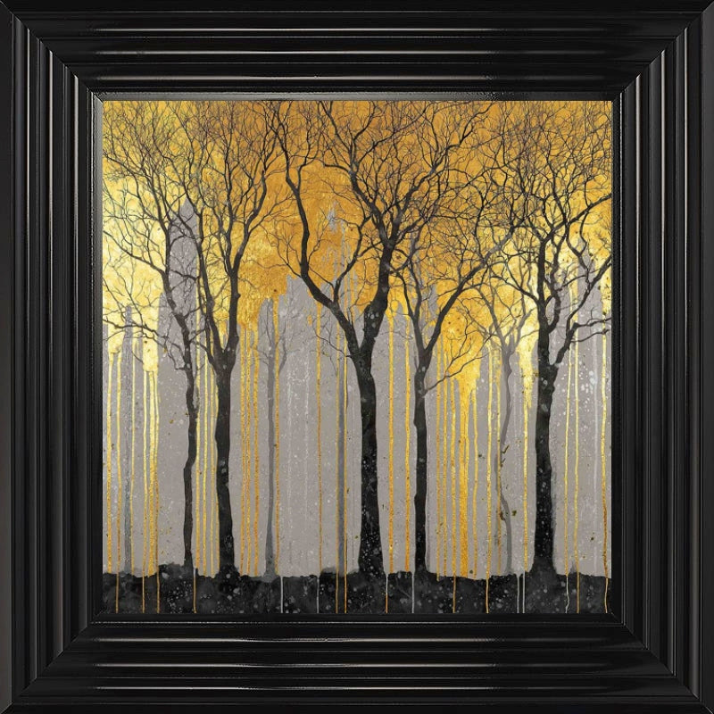 Gold Abstract Trees