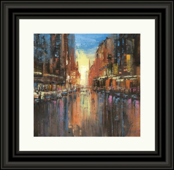 Sunburst St Vincent Street Glasgow Art by Michael Murphy