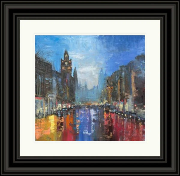 Last Light Princes Street Art by Michael Murphy