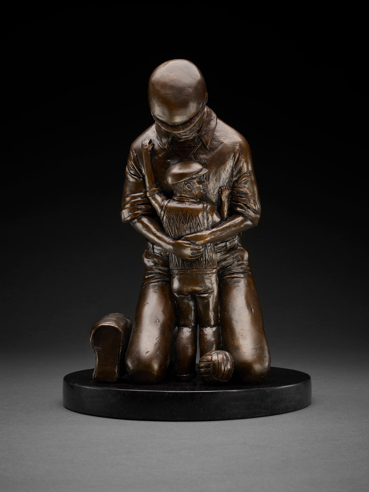 How's my Lad?  Limited Edition Bronze Sculpture by Leigh Lambert