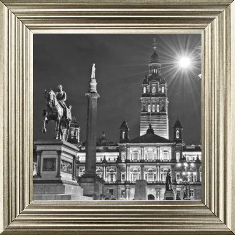 George Square, Glasgow - Black and White