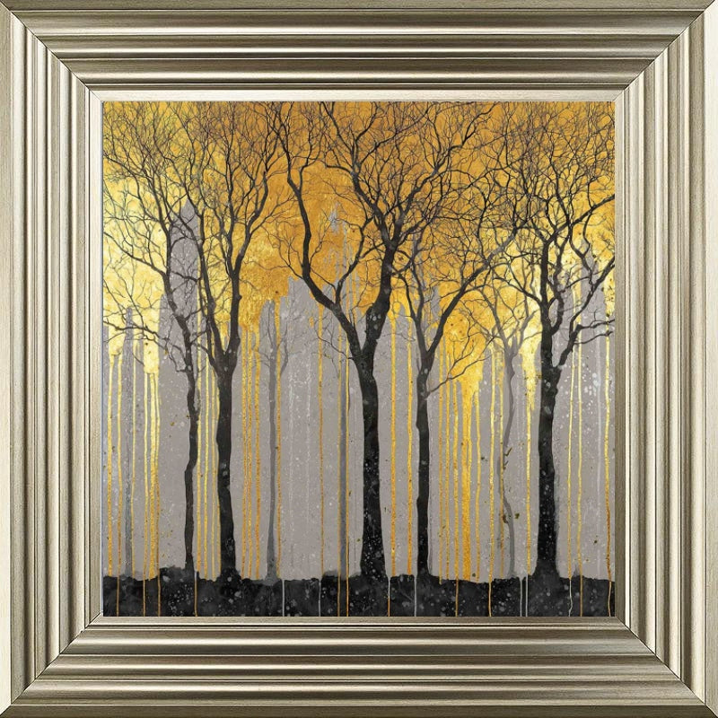 Gold Abstract Trees