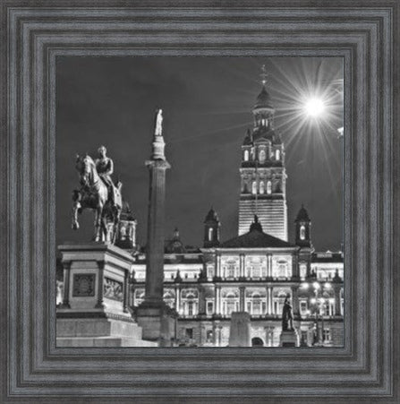 George Square, Glasgow - Black and White