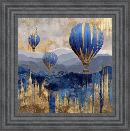 Blue & Gold Balloons