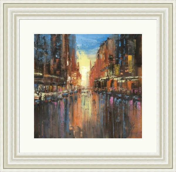 Sunburst St Vincent Street Glasgow Art by Michael Murphy