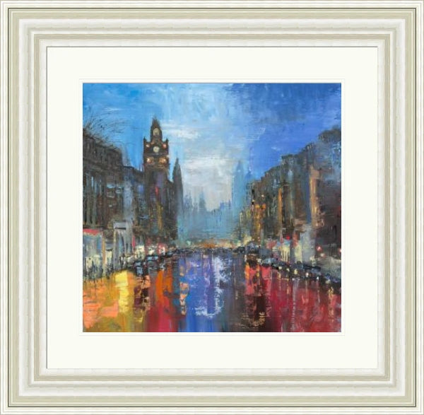 Last Light Princes Street Art by Michael Murphy