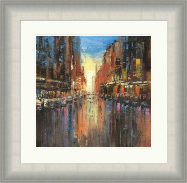 Sunburst St Vincent Street Glasgow Art by Michael Murphy