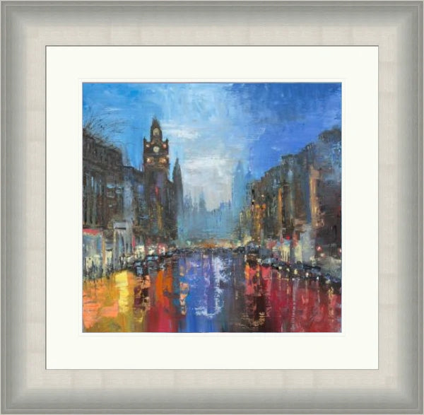 Last Light Princes Street Art by Michael Murphy