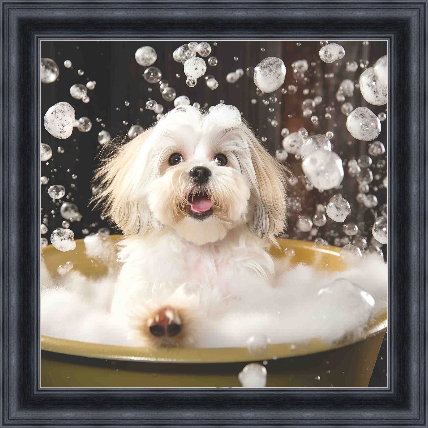 Lhaso Apso Bath Time Mini Liquid Art