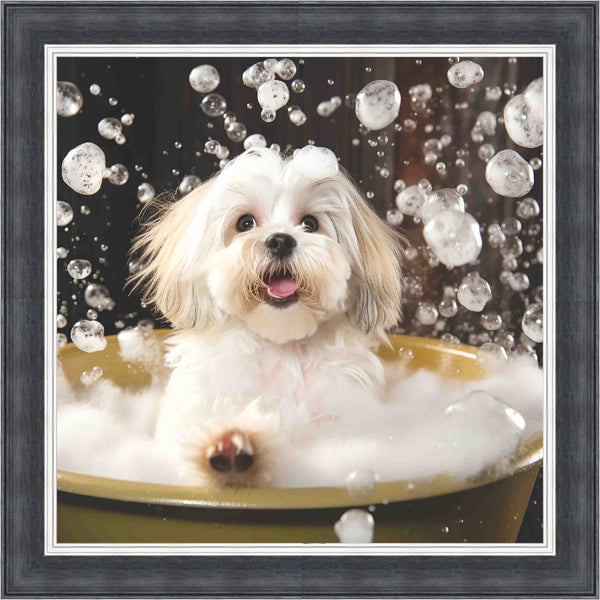 Lhaso Apso Bath Time Mini Liquid Art