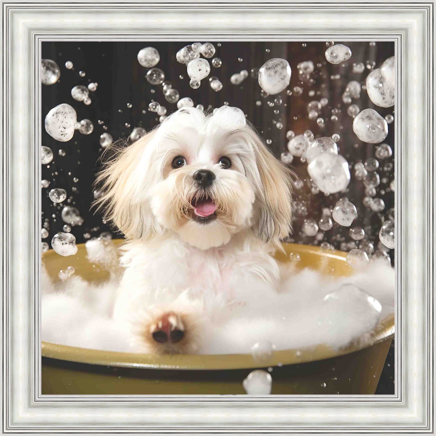 Lhaso Apso Bath Time Mini Liquid Art