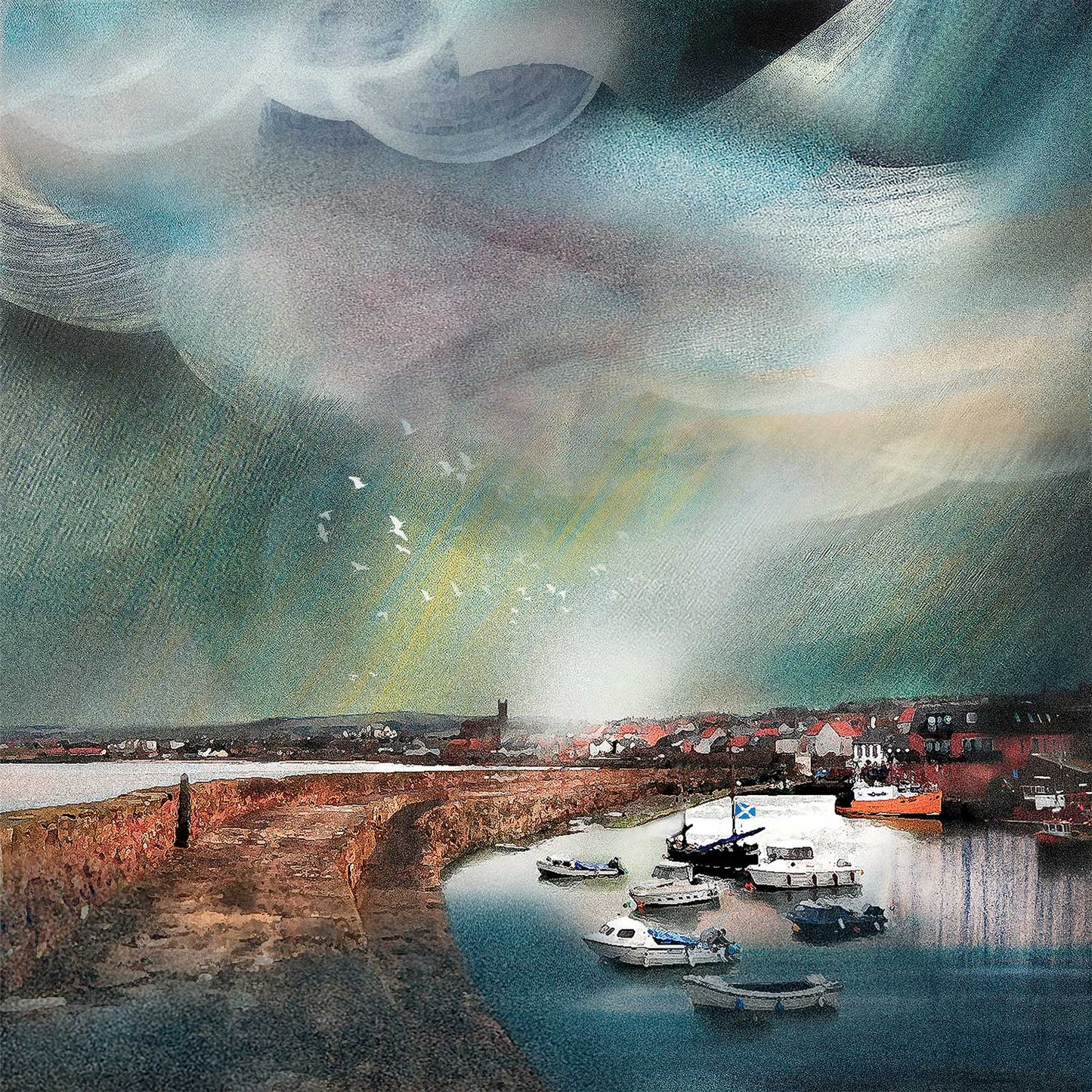 Cromwell Harbour, Dunbar by Esther Cohen