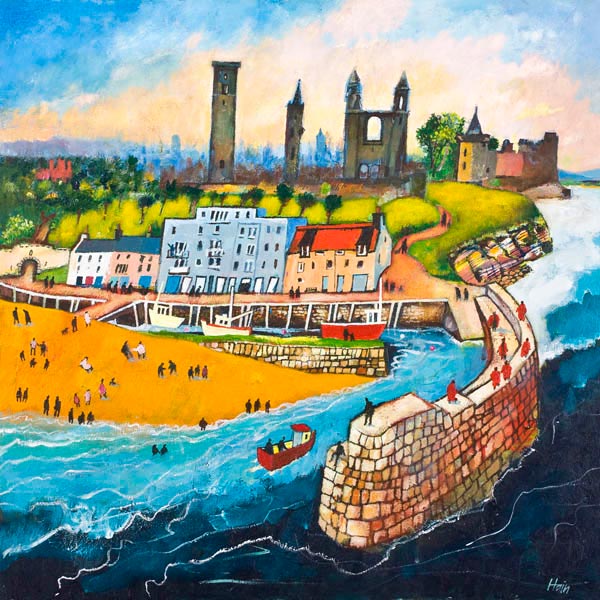 The Pier Walk, St Andrews by Rob Hain - Petite