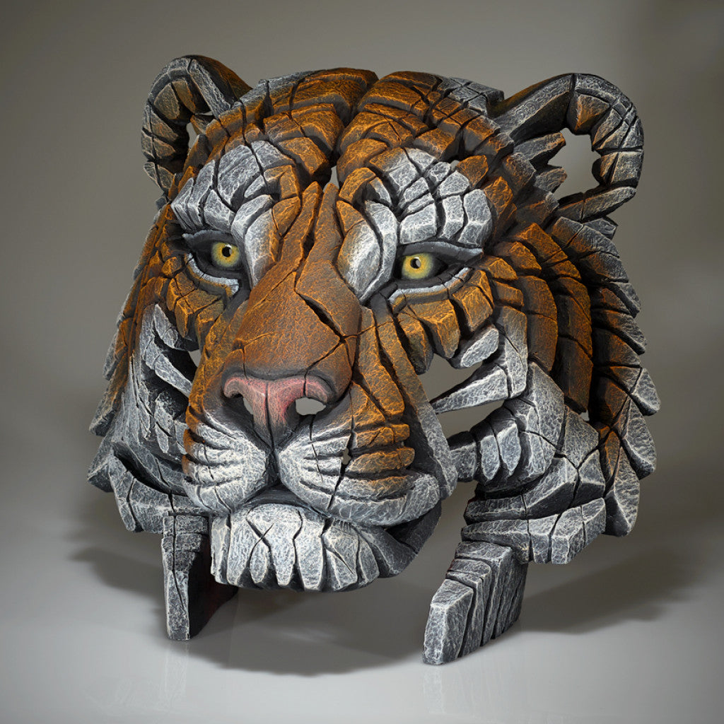 Tiger Bust - Edge Sculpture