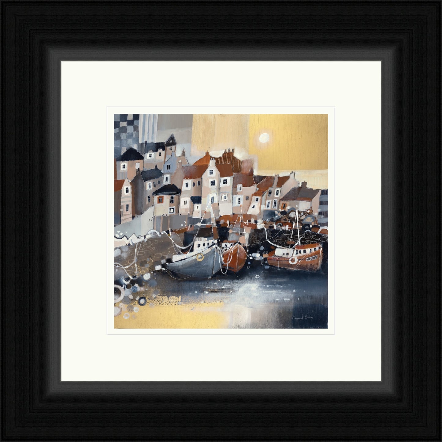 Fishing Boats, Pittenweem (Signed Limited Edition) by Emma S Davis