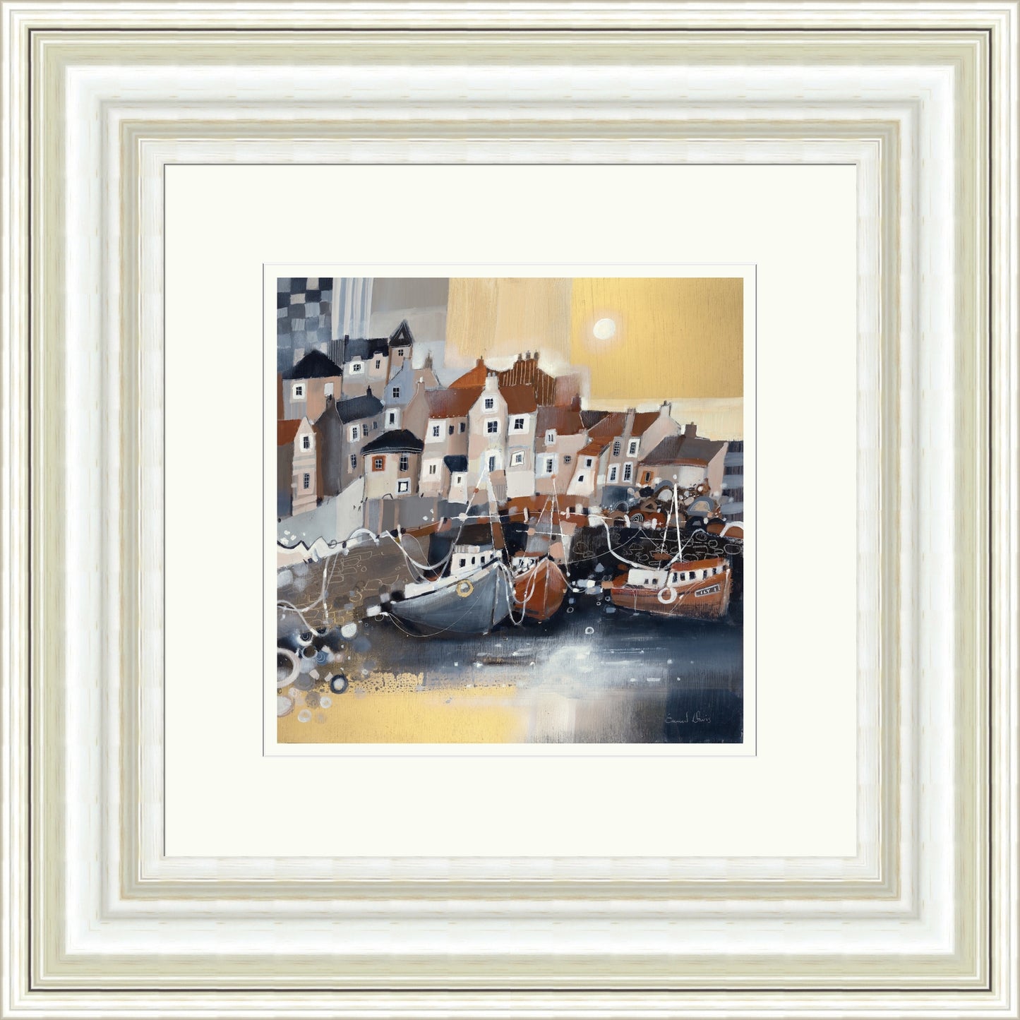 Fishing Boats, Pittenweem (Signed Limited Edition) by Emma S Davis