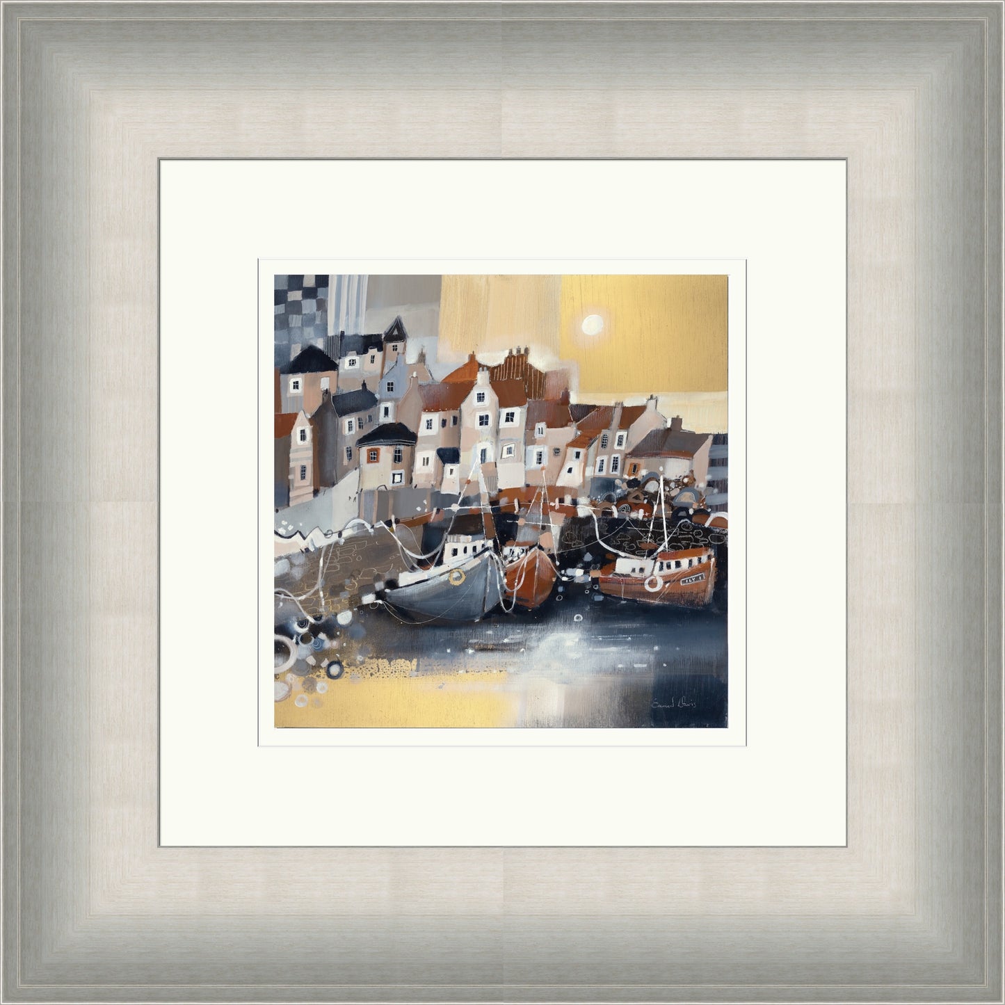 Fishing Boats, Pittenweem (Signed Limited Edition) by Emma S Davis