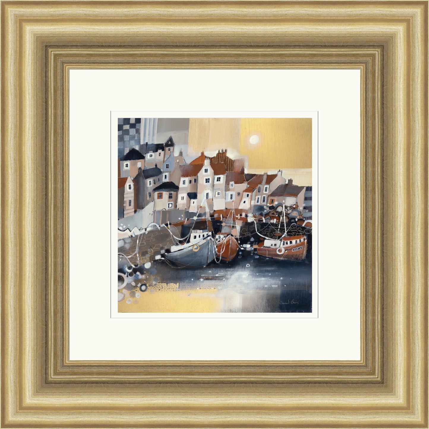 Fishing Boats, Pittenweem (Signed Limited Edition) by Emma S Davis