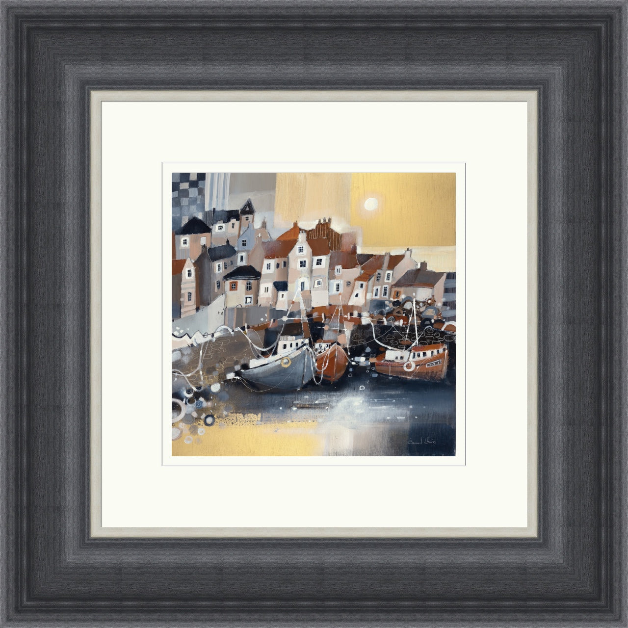 Fishing Boats, Pittenweem (Signed Limited Edition) by Emma S Davis