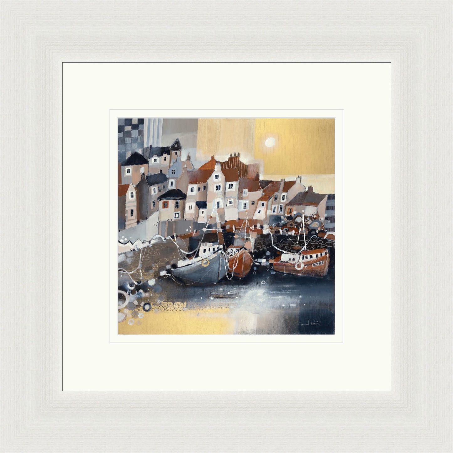 Fishing Boats, Pittenweem (Signed Limited Edition) by Emma S Davis