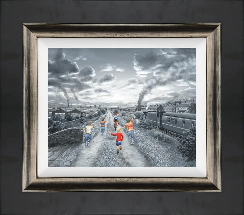Full Steam Ahead Canvas by Leigh Lambert