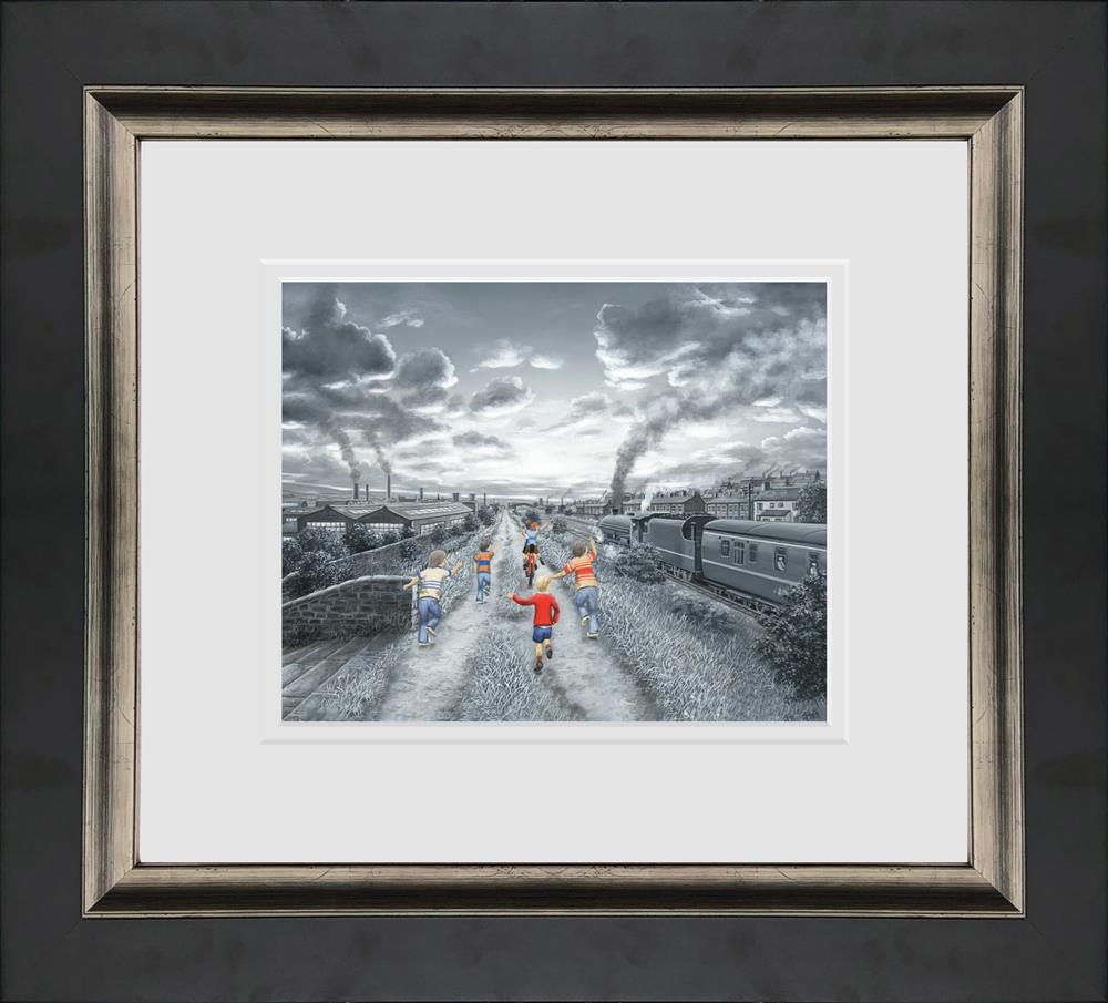 Full Steam Ahead (paper) Signed Limited Edition by Leigh Lambert