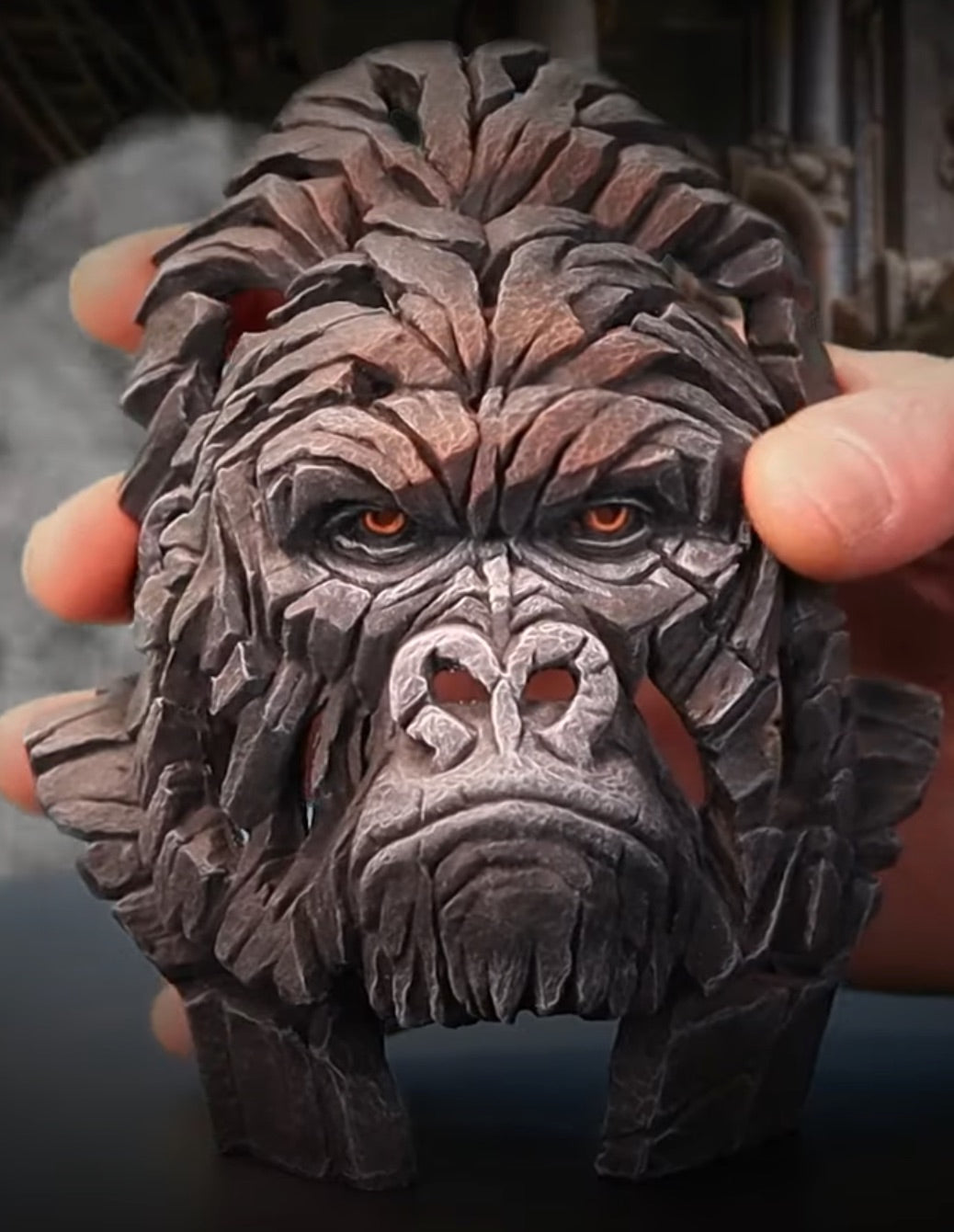 Miniature Gorilla by Matt Buckley - Edge Sculpture