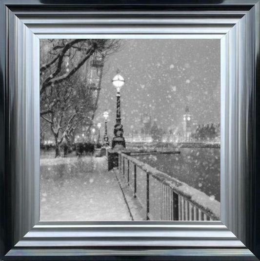 Winter Wonderland, London - Black and White