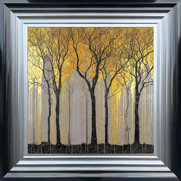 Gold Abstract Trees