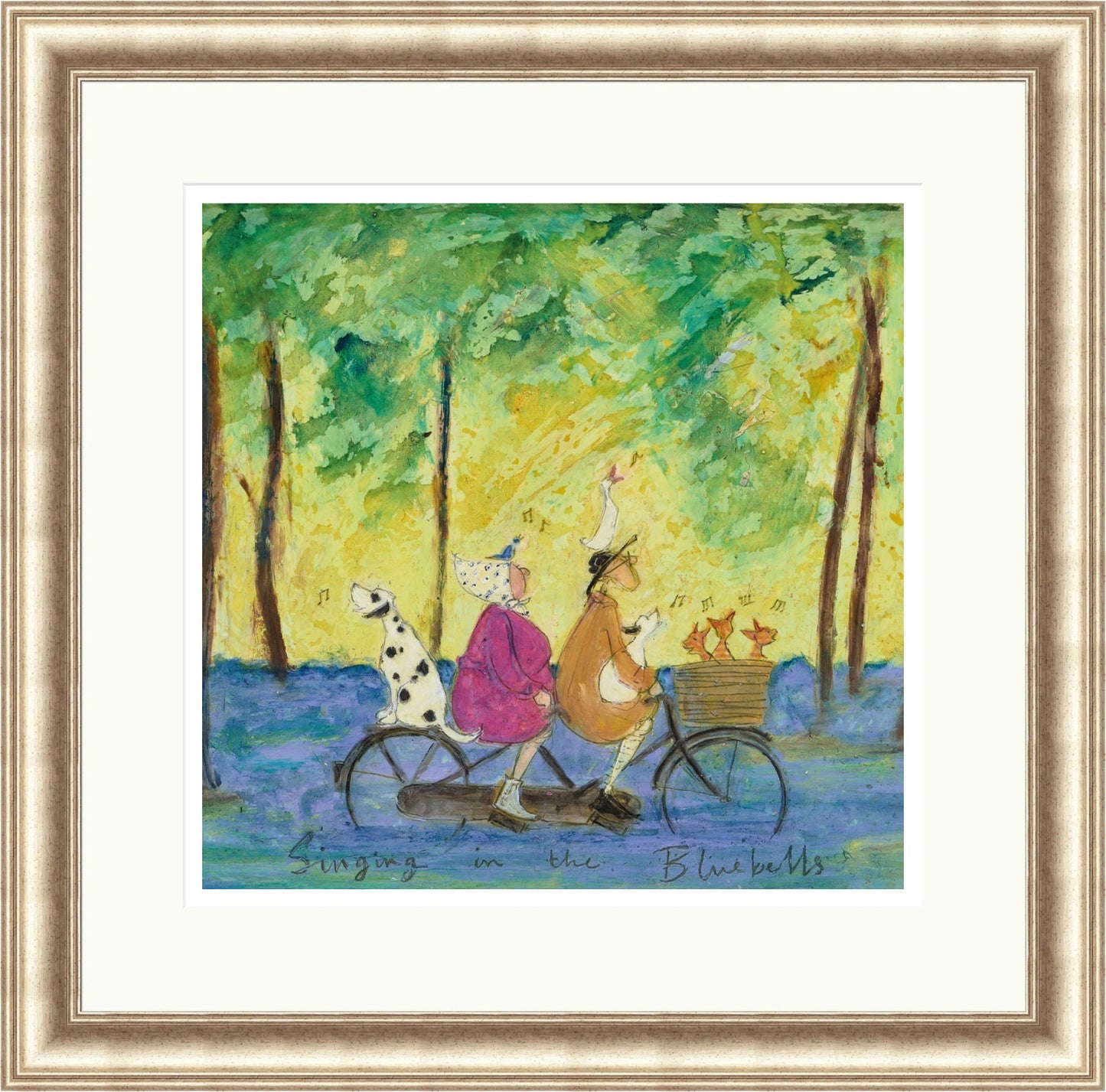 Singing in the Bluebells by Sam Toft
