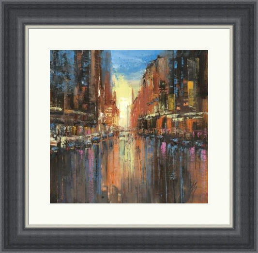 Sunburst St Vincent Street Glasgow Art by Michael Murphy