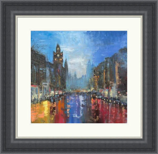 Last Light Princes Street Art by Michael Murphy