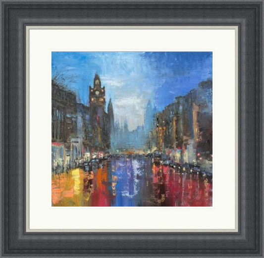 Last Light Princes Street Art by Michael Murphy