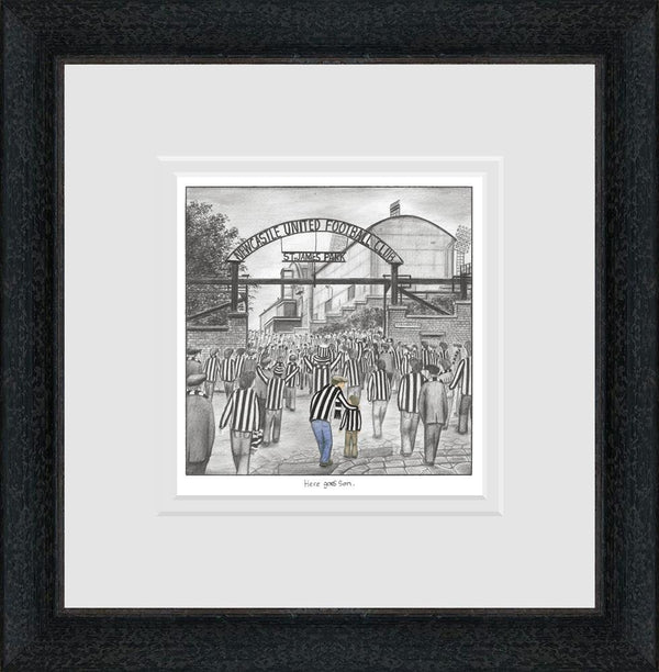 Here Goes Son Sketch by Leigh Lambert