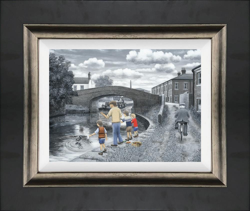 Here We Go Lads Canvas Signed Limited Edition by Leigh Lambert