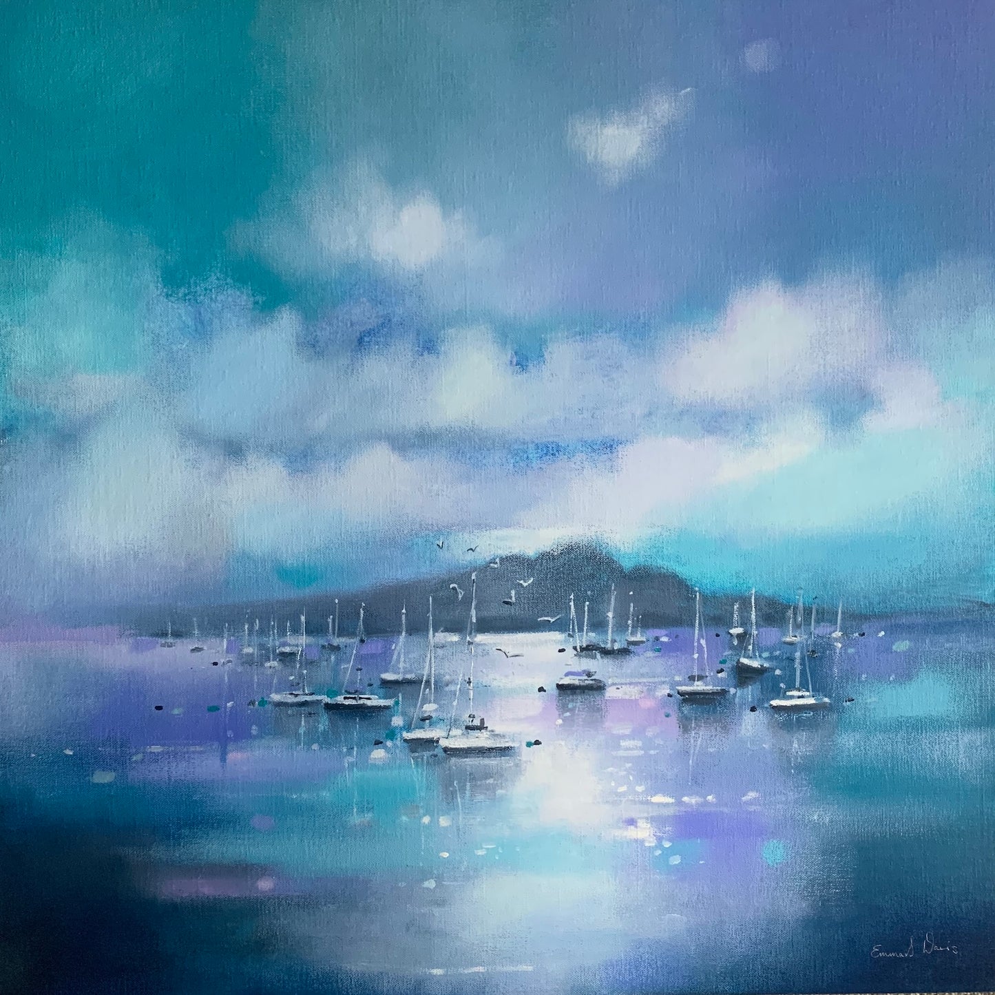 Hole Isle Moorings, Arran by Emma S Davis