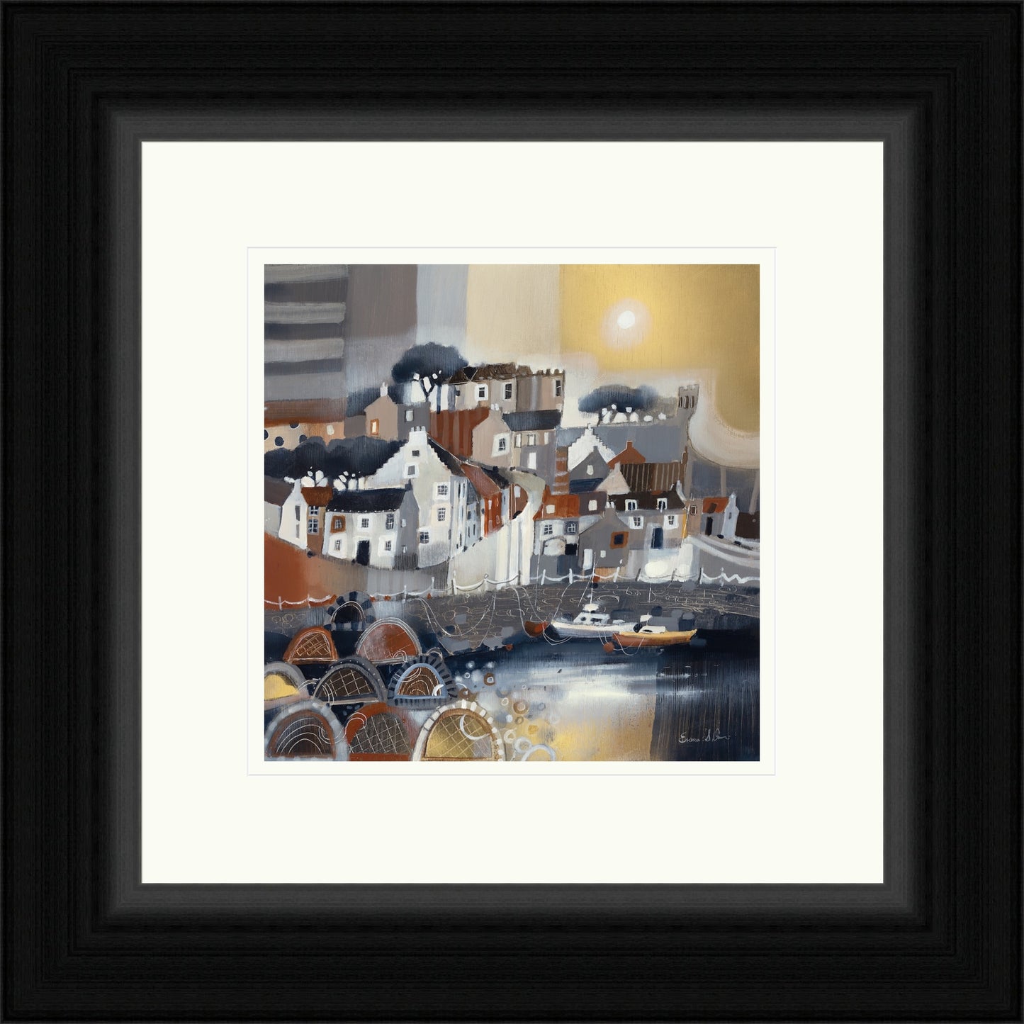 Home for the Night, Crail (Signed Limited Edition) by Emma S Davis